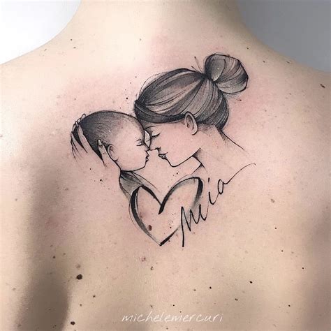 tatuaje madre hijo|tatuajes para mama.